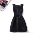 Ärmelloses Vintage Kleid kleines schwarzes Kleid für Dame